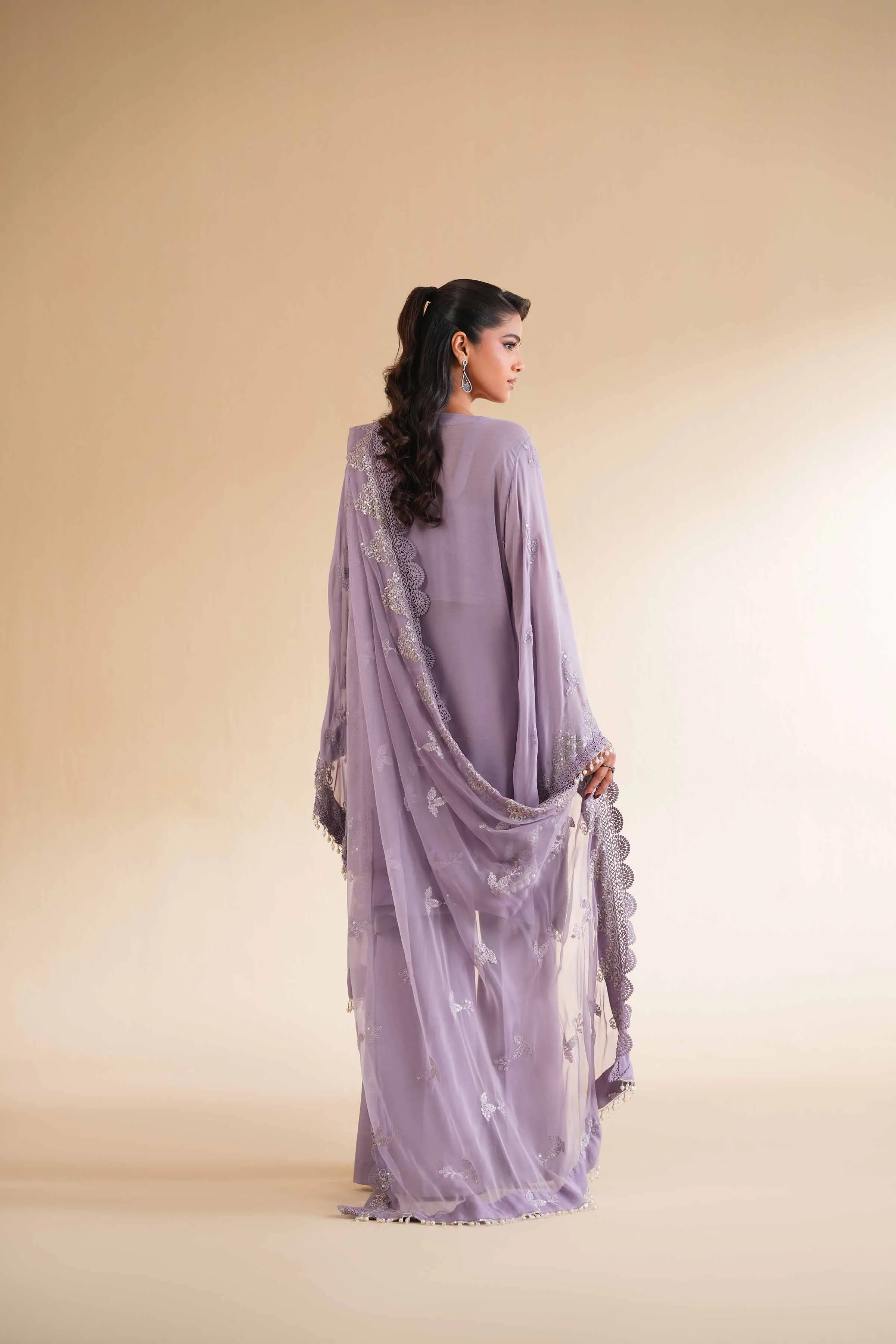 3 Piece - Dyed Embroidered Suit - 42501512