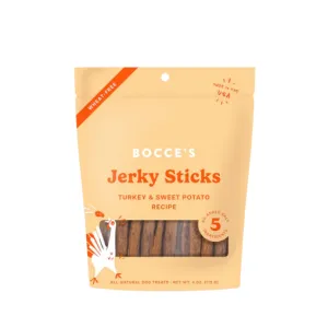 Bocce's Bakery Grazers - Turkey & Sweet Potato Jerky