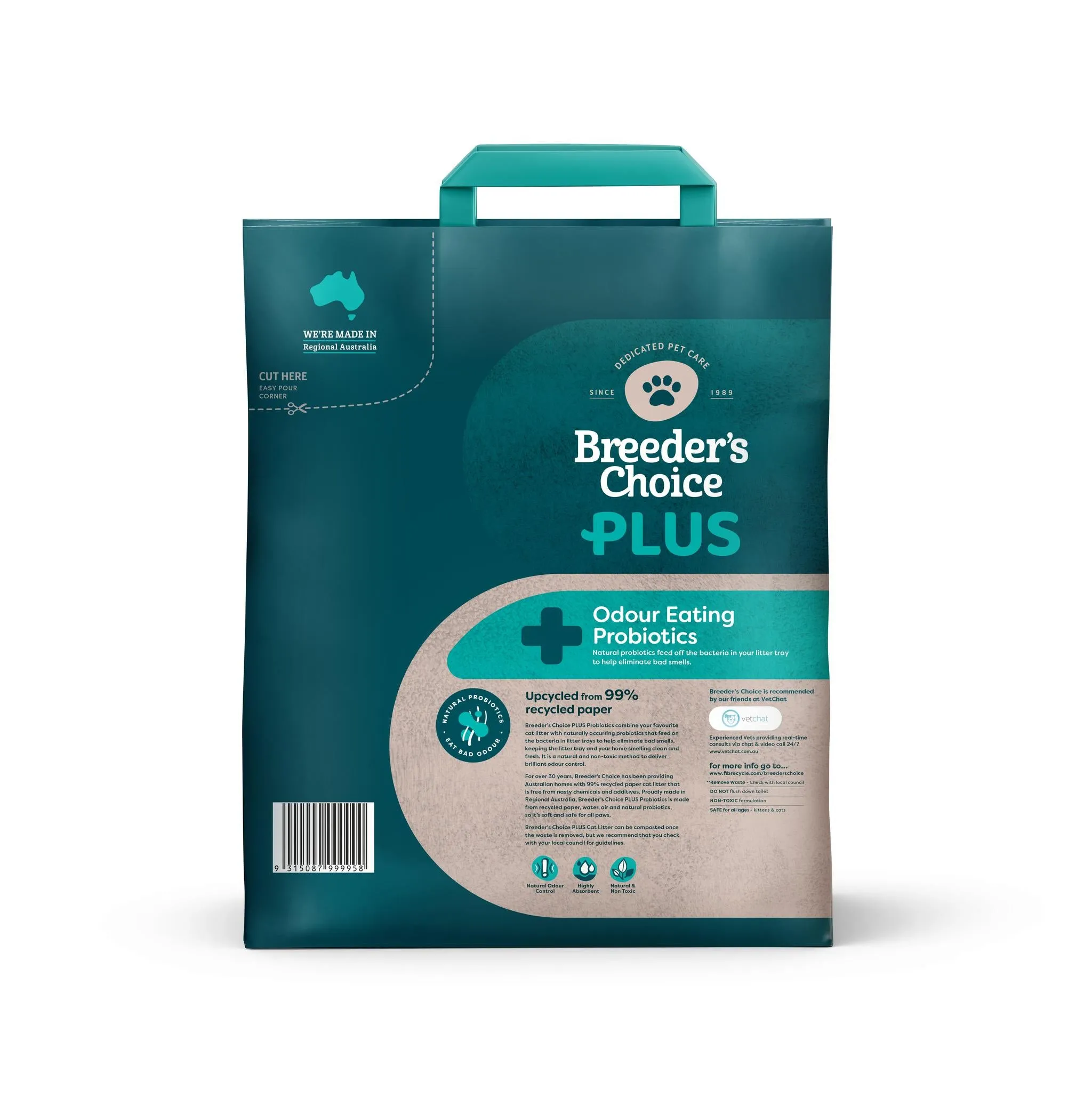 Breeders Choice Plus Probiotic Cat Litter