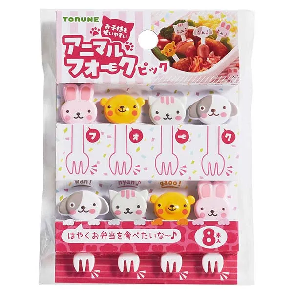 Bunny & Buddies Food Pick Forks