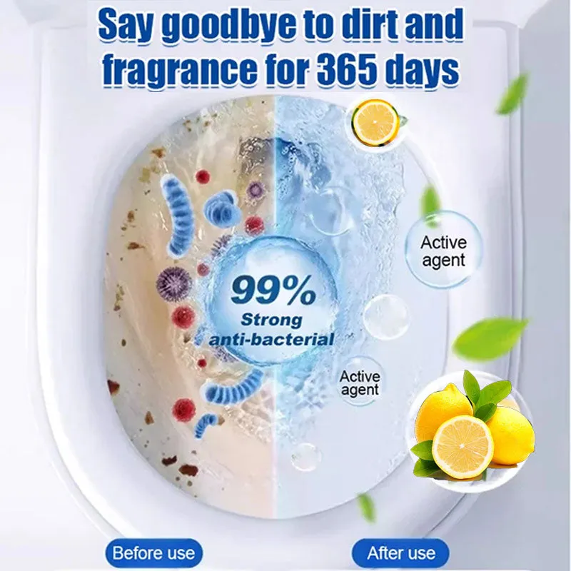 BUY 2 GET 3 FREELemon Scent Toilet Bowl Cleaner Tablets