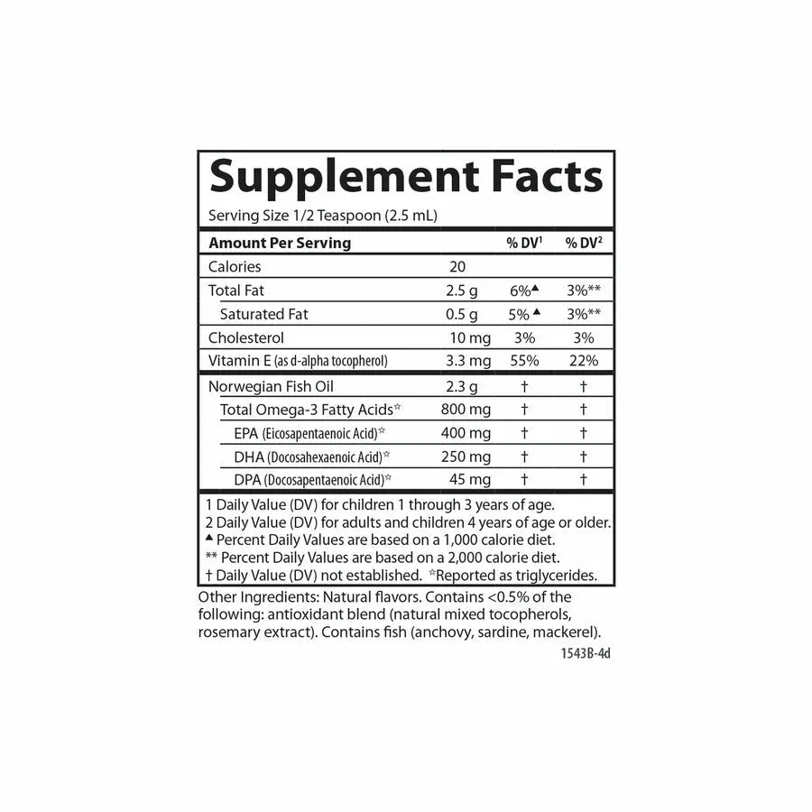 Carlson Kid's Finest Fish Oil Orange 200 mL by Carlson Labs