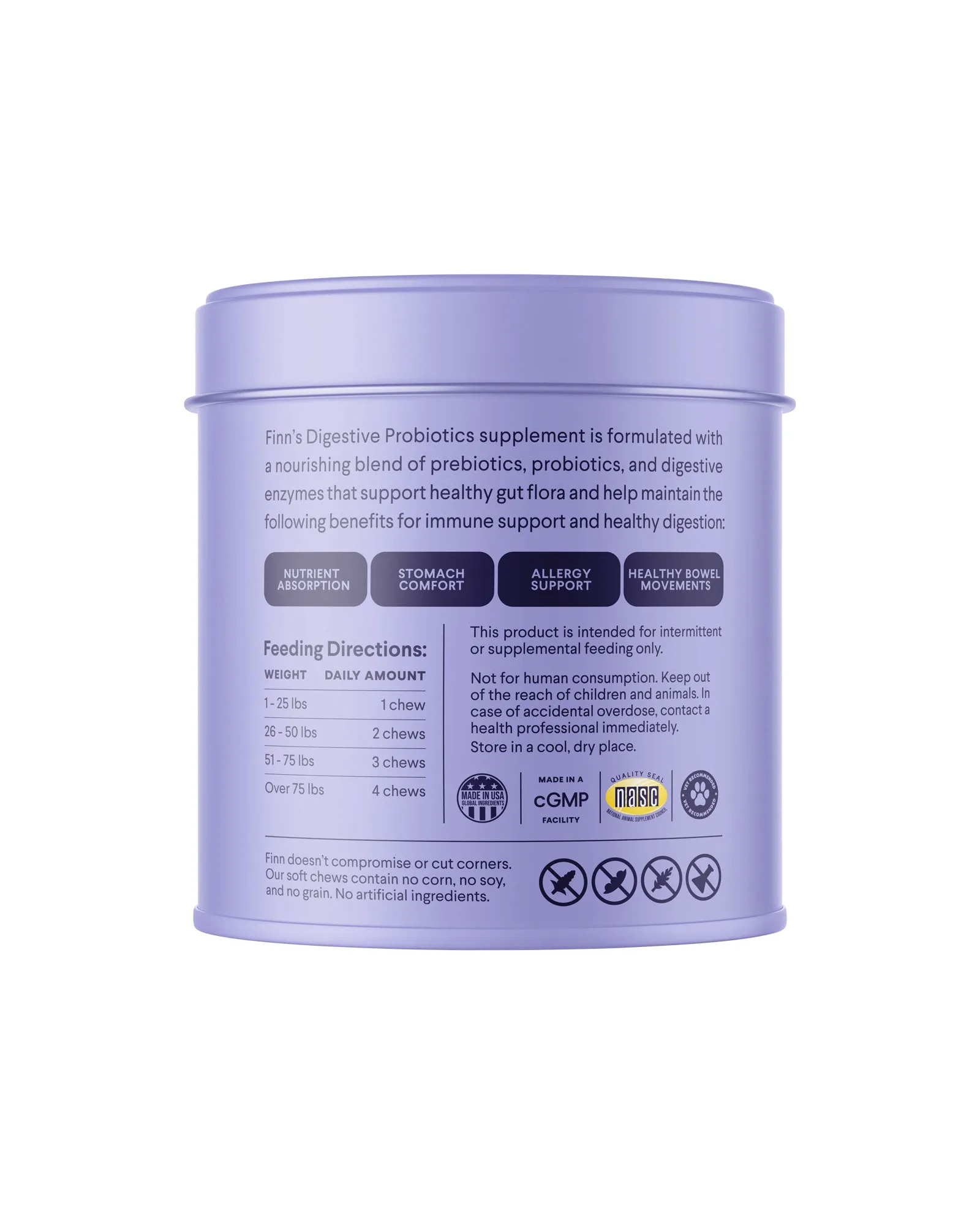 Digestive Probiotics Dog Supplement