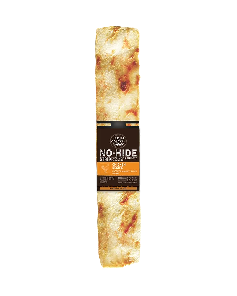 Earth Animal Chicken No-Hide® Strip Dog Chew