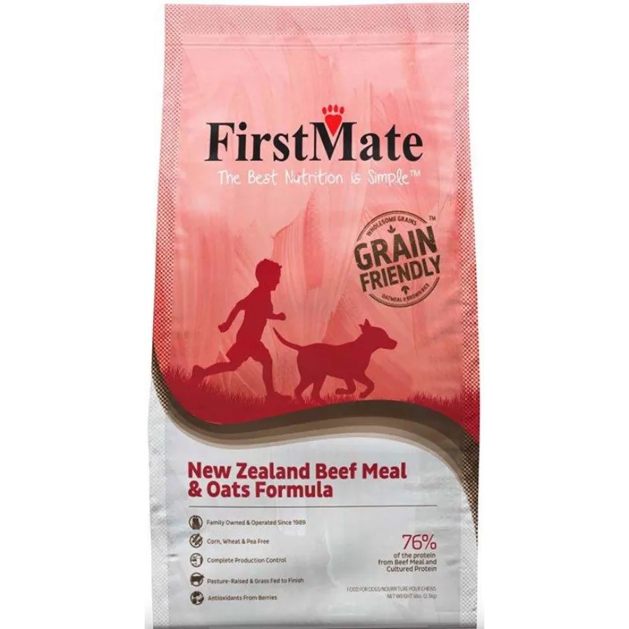 FirstMate Grain Friendly New Zealand Beef & Oats Dry Dog Food