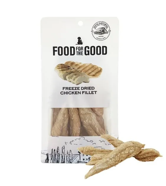 Food For The Good Freeze Dried Cat & Dog Treats (Chicken Fillet)