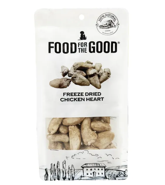 Food For The Good Freeze Dried Cat & Dog Treats (Chicken Heart)