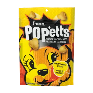Fromm Dog Pop'etts Chompy Cheese Cracker Snacks 6 oz