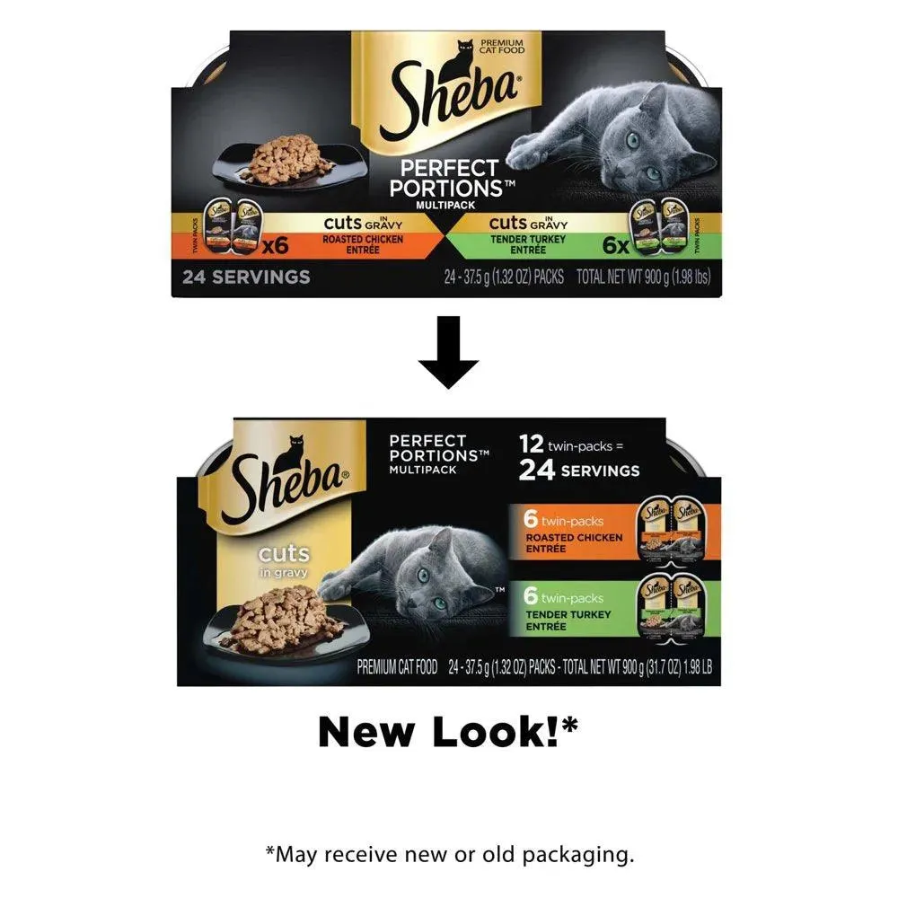 Perfect Portions Wet Cat Food Variety 12 Pack