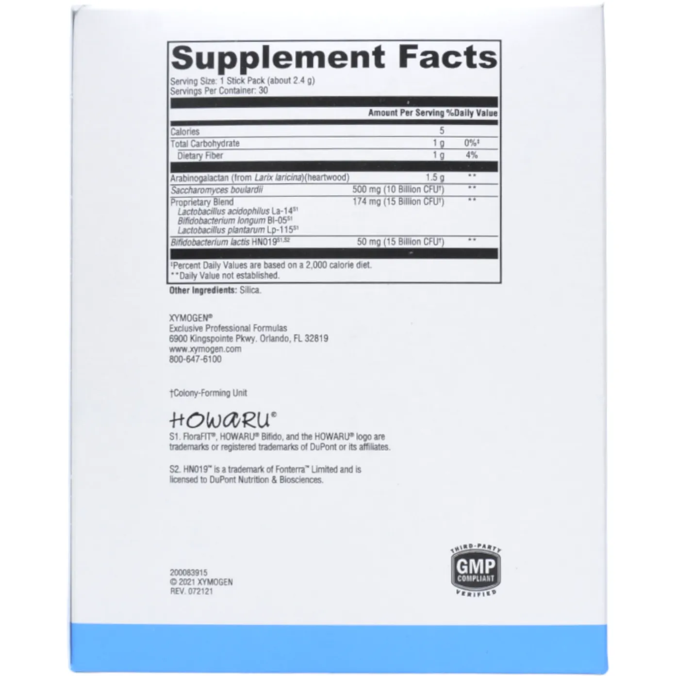 ProbioMax Plus DF 30 Servings by Xymogen