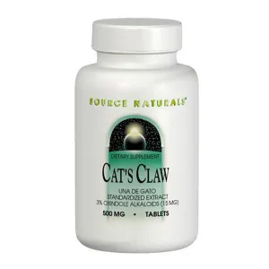 SOURCE NATURALS - Cat's Claw (Una de Gato) 500 mg - 120 Tablets