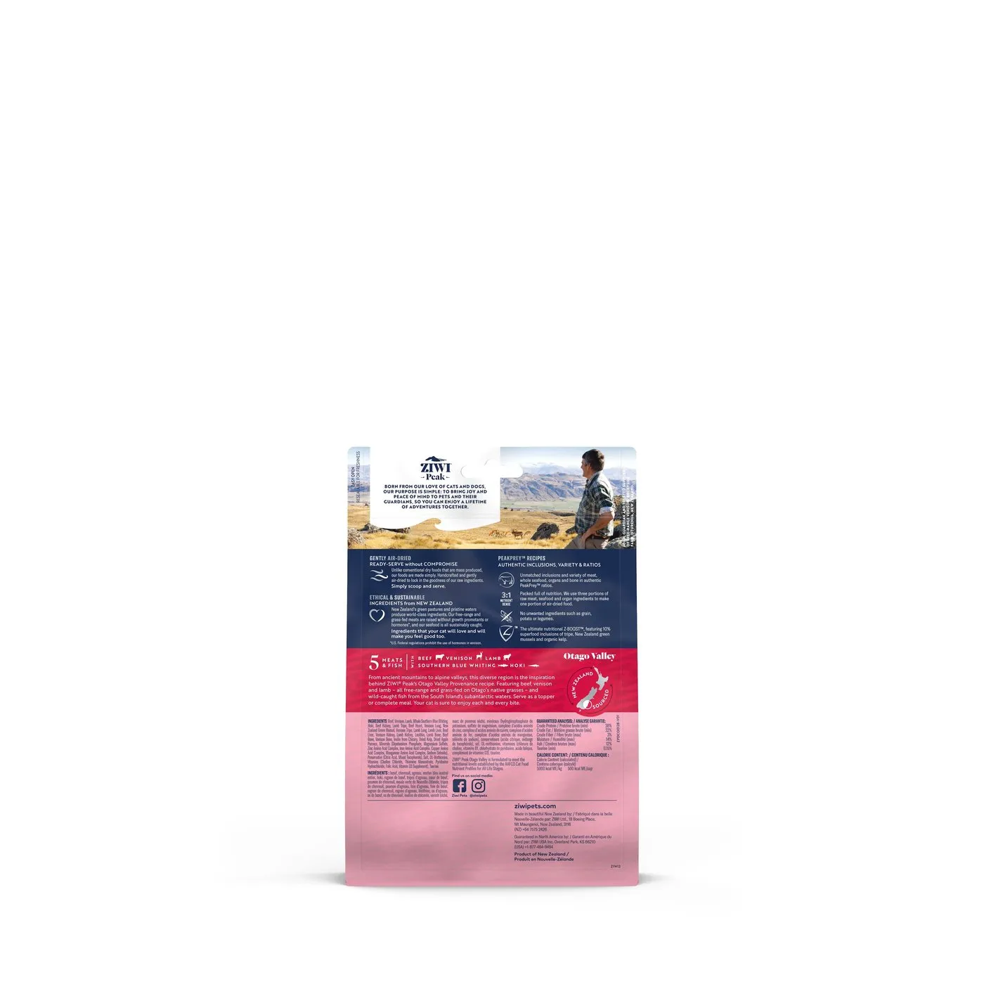 ZIWI PEAK CAT PROVENANCE AIR DRIED OTAGO VALLEY 128GM